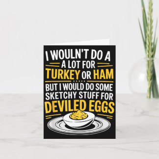 Cartão Coisas engraçadas e suspeitas para dizer comida de