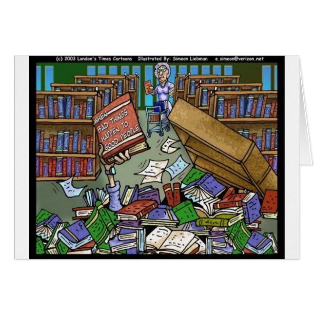 Cartão Coisas ruins acontecem 2 presentes bons e divertid (Frente Horizontal)