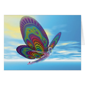 Cartão Coisas voadas - sonhos barrocos