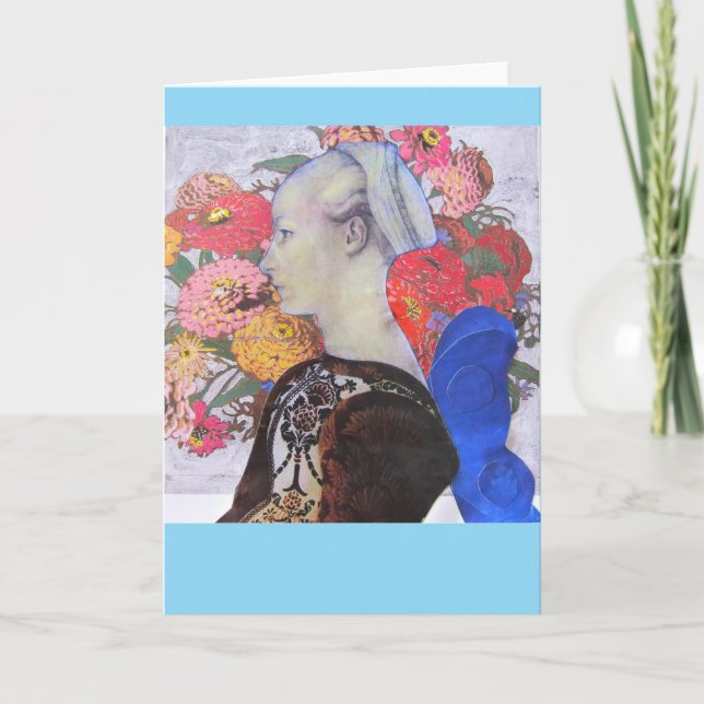 Cartão Colagem 2023 Blue Faerie (Frente)