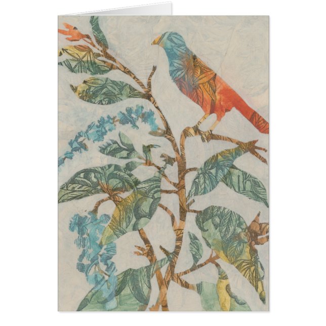 Cartão Colagem Aviária II (Frente)