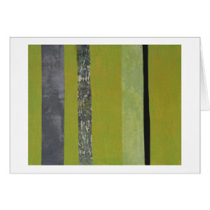 Cartão Colagem da listra de GreenGray