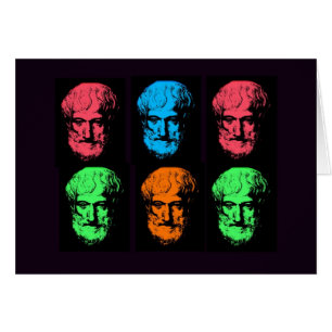 Cartão Colagem de Aristotle