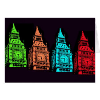 Cartão Colagem de Big Ben