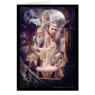 Cartão Colagem de Caracteres Rivendell