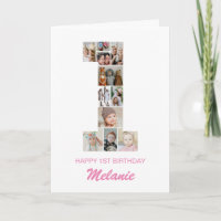 Colagem de Fotografias Número 1 Personalizada