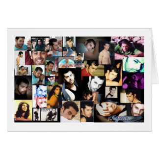 Cartão Colagem de fotos Julio