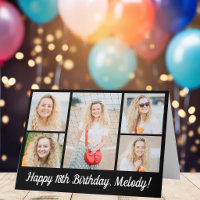 Colagem de Fotos Personalizada de Aniversário Mode