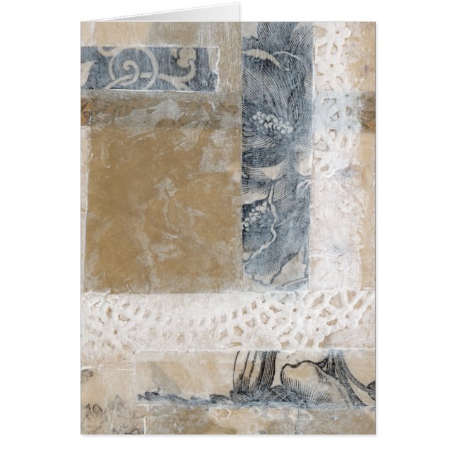 Cartão Colagem de rendas II (Frente)