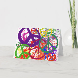 CARTÃO COLAGEM DE SINAL DE PAZ