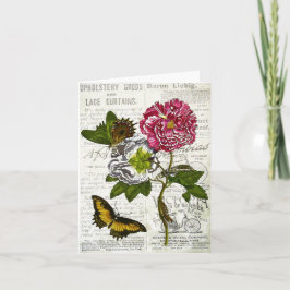 Cartão Colagem de Vintage Todas as Ocassões