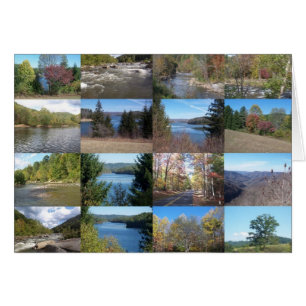 Cartão Colagem de West Virginia