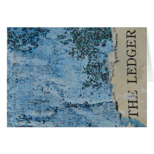 Cartão Colagem do Razão em Andamento (Frente Horizontal)