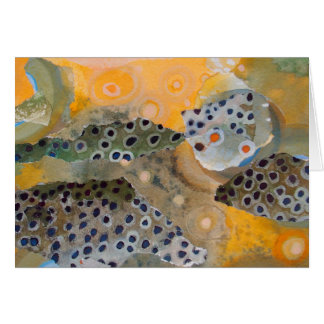 Cartão Colagem II da truta