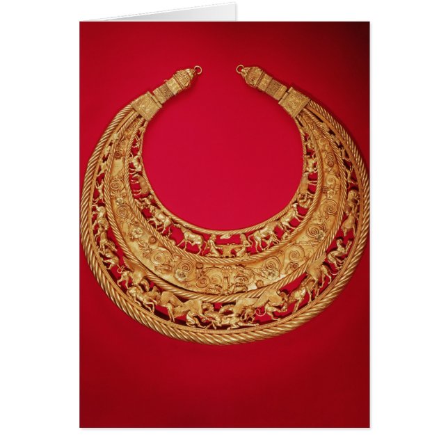 Cartão Colar com cenas pastorais (Frente)