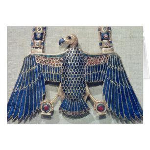 Cartão Colar com pendente do abutre