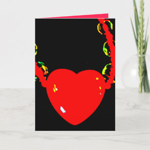 Cartão Colar Vermelho