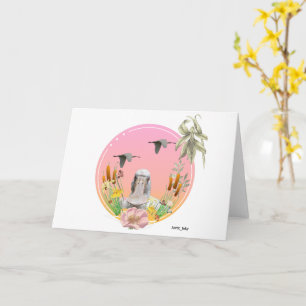 Cartão Colchetes à vista e Vazio de animais selvagens