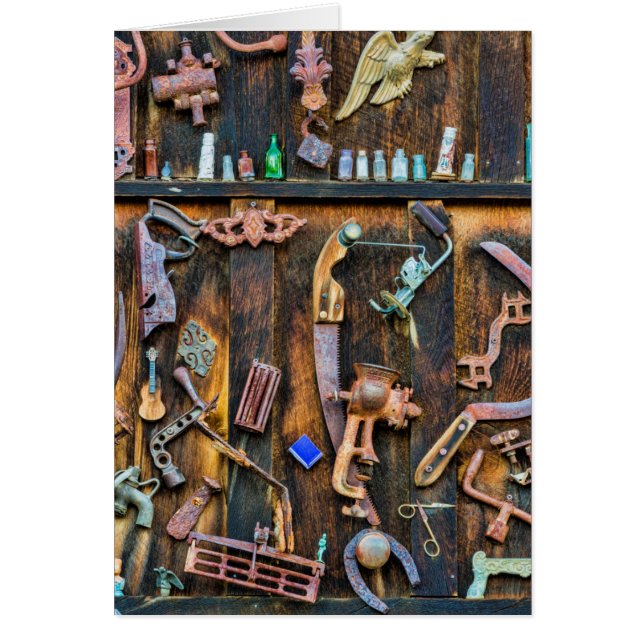 Cartão Coleção antiga na parede (Frente)