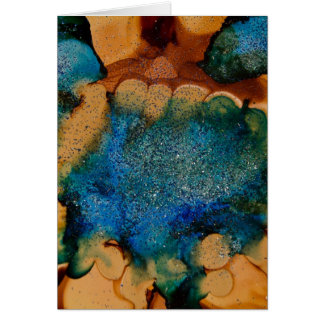 Cartão Coleção de Geode do Saphire