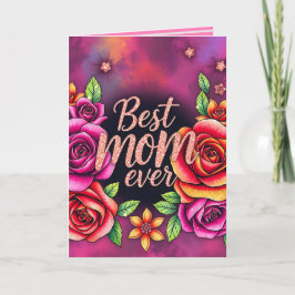 Cartão Coleção de Presentes Modernos Florais de Luxo