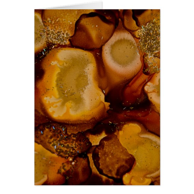 Cartão coleção Geode de ouro (Frente)