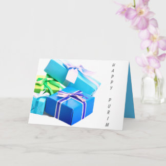 Cartão COLEÇÃO TMH - Oferta de Design de Purim no Dia Sag