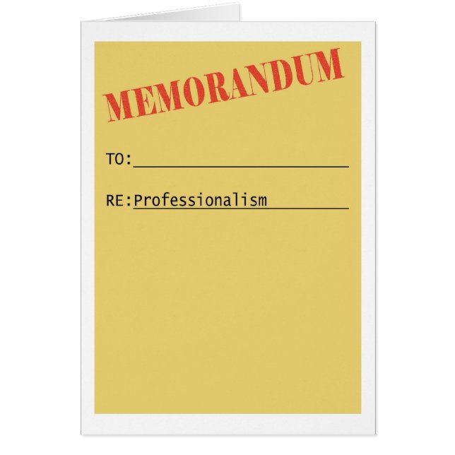 Cartão Colega de trabalho não profissional (Frente)