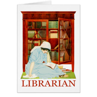 Cartão Coles Phillips Bibliotecário