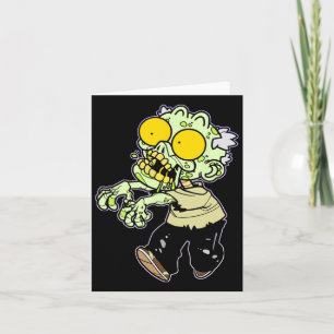 Cartão Coleta de Figurinos Reproduzíveis de Zombie do Esq