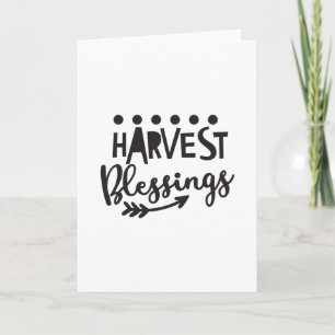 Cartão Colheita Bênçãos