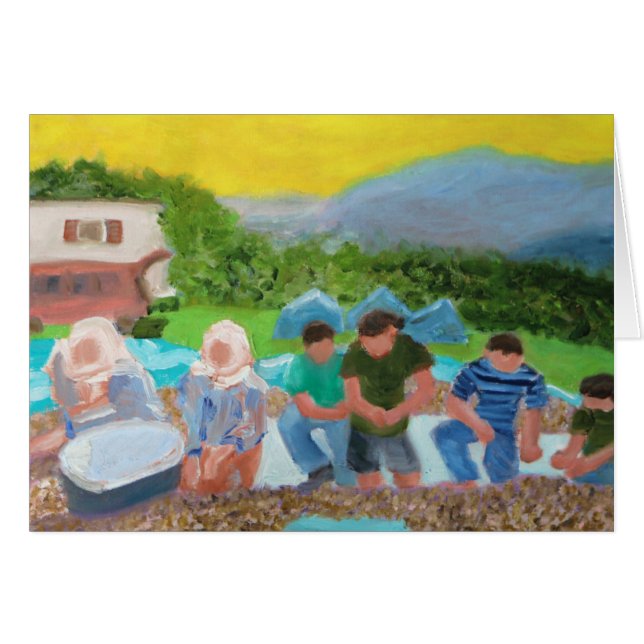 Cartão Colheita da avelã em Turquia (Frente Horizontal)