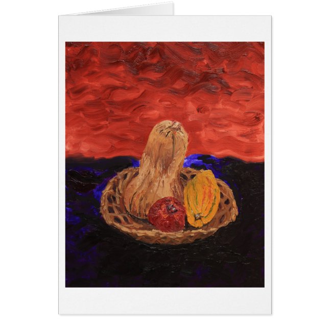 Cartão Colheita de novembro (Frente)