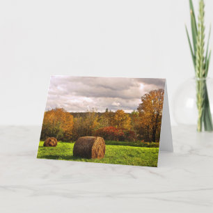 Cartão Colheita de outono