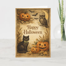 Colheita de Outono Clássica Vintage Halloween