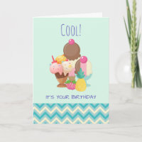 Colheres de Sorvete com Confeitos de Aniversário