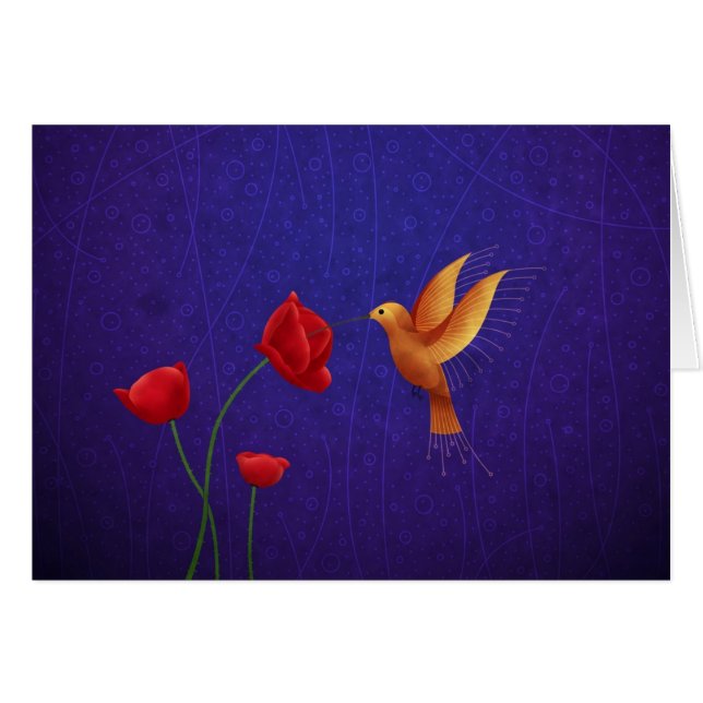 Cartão Colibri (Frente Horizontal)