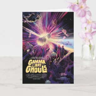 Cartão Colisão Cósmica de Kilonova Ray Burst Pulsares Gam