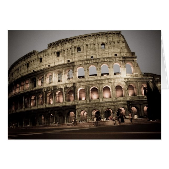 Cartão Coliseu clássico (Frente Horizontal)