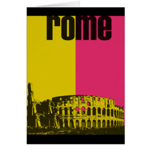 Cartão Coliseu em Roma