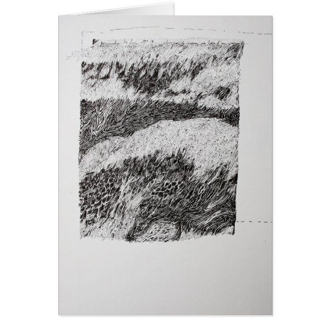 Cartão Collages Bruyants Artist's Book First Page Card (Frente)