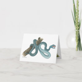 Cartão Collection Austrailian snake Note Card