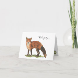 Cartão Collection Fox Note Card