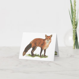 Cartão Collection Fox Note Card