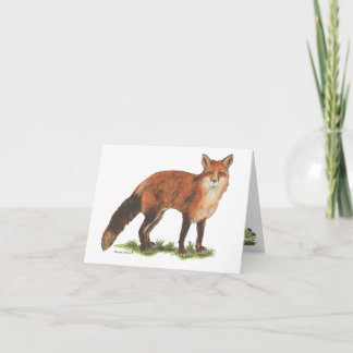 Cartão Collection Fox Note Card