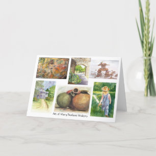 Cartão Collection of Artwork (1) Notecards