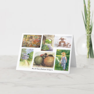 Cartão Collection of Artwork (1) Notecards