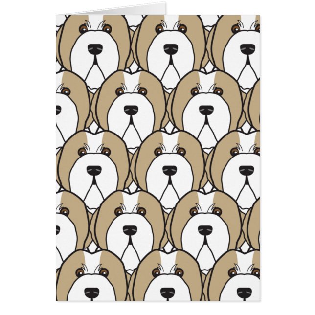 Cartão Collies farpados (Frente)