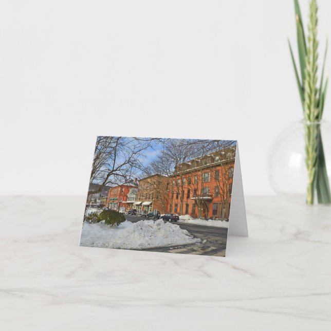 Cartão Collinsville Connecticut Notecard (Frente)