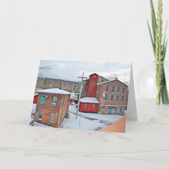 Cartão Collinsville Connecticut Notecard (Frente)